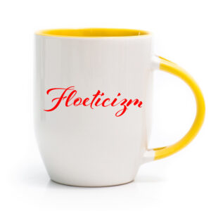 Floeticizm Mug White/Yellow